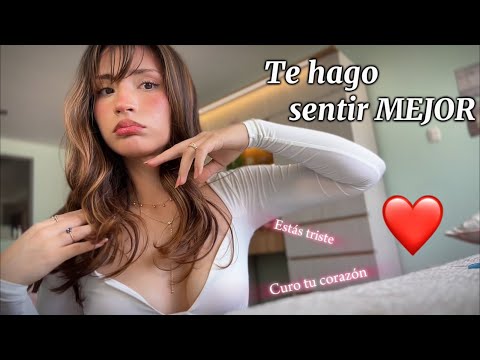 ASMR MUY SUAVE POV: Estas triste 🥺❤️‍🩹 Te AYUDO a sentirte MEJOR(reconfortante, palabras dulces)