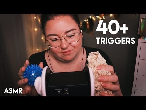 ASMR 40+ Nya & Gamla Triggers | 3dio öra till öra | ✨ 100% TINGES!! ✨