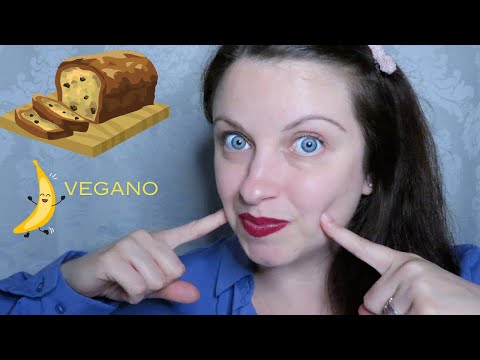 🍞PREPARIAMO UN BANANABREAD VEGANO RILASSANTE 🍌ASMR ITA