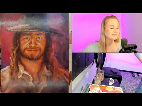 ASMR LIVESTREAM • Painting FredsVoice • kinda like Bob Ross (but by Isabel imagination 😁)