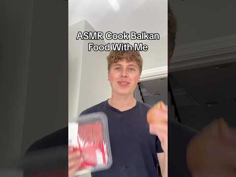 Trying Balkan food (cooking ASMR)
