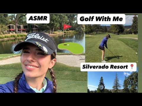 [ASMR] GOLF WITH ME🏌️‍♀️⛳️ (pt.3)