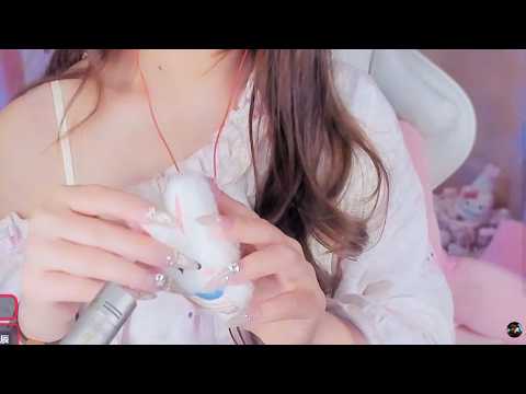 ASMR Hatsune Miku Cosplay 💙 Maid Long Nails Sleep Sounds
