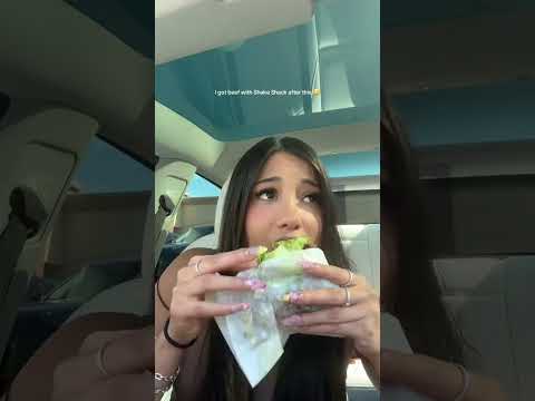 They saw this video and sent me $100 gift card 🥹🥹 #asmr #shakeshack