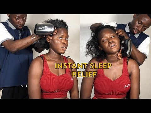 Asmr Vibrating Head and Neck Massage for Deep Sleep and Relaxation Tonight