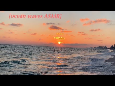 Sun setting/relaxing wave sounds to help you sleep.