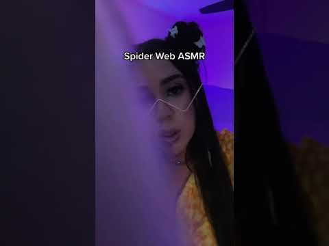 Spider web ASMR #shorts