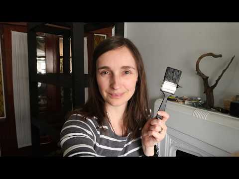 Whispered ASMR ~ Staining Wood Brush Sounds ~ Building a Aquarium Room