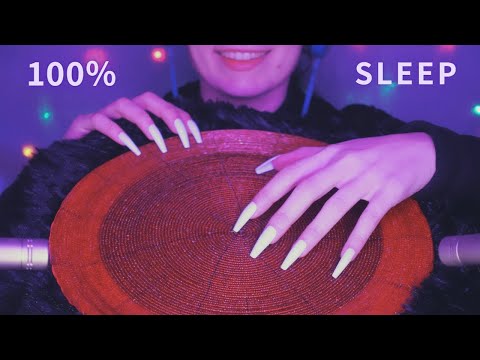 Asmr Surface Scratching - Tapping - Tracing | Hypnotic Asmr No Talking for Sleep with Long Nails