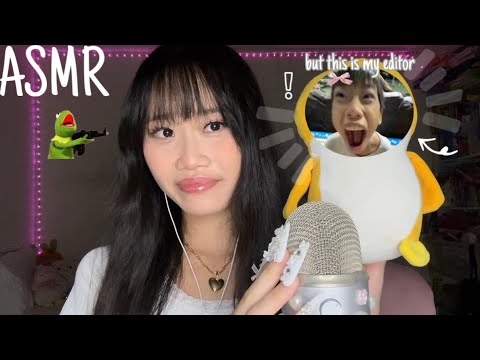 ASMR but my brother edits the video