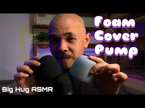 How to get Tingles?  Listen to Fast Foam Cover Pumping ASMR!  Foam mic Scratching Sounds & Whispers🫠