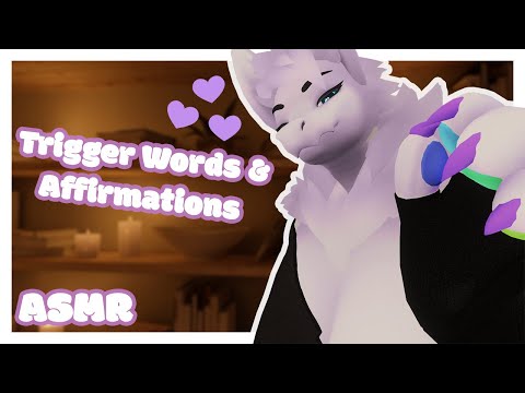Furry ASMR - Sleep Tight With Tingly Trigger Words & Affirmations!