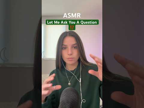 Let Me Ask You A Question!