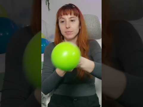 #balloons #balloonblowing #redhead #asmrsounds