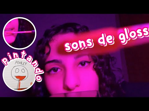 asmr – sons de gloss (mas esse vídeo deu muito errado)