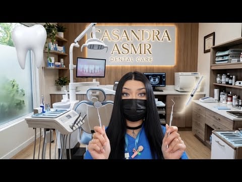 🪥Asmr  Dentista terminas con brackets🦷