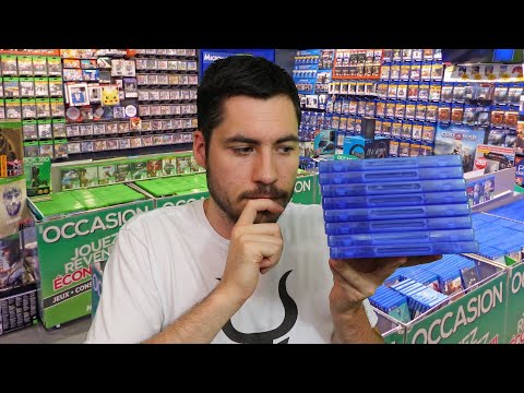 ASMR VENDEUR MICROMANIA (reprise jeux PS4)