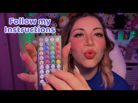 ASMR - Follow My Instructions But With Eyes Closed Halfway