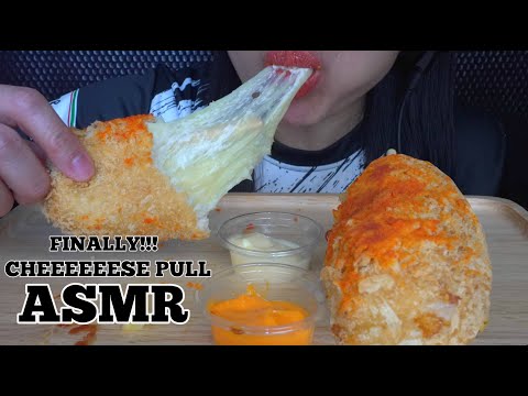 ASMR THE BEST CHEESE PULL CHEESY CORNDOG (EATING SOUNDS) NO TALKING | SAS-ASMR