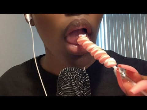 ASMR lollipop sounds & more