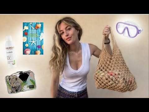 WHAT’S IN MY BAG 🦀🐬 mare edition (whispering asmr ita) 