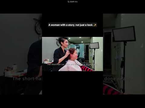 Hair salon ASMR visual and auditory activation #Graise appeal cut is light and sophisticated