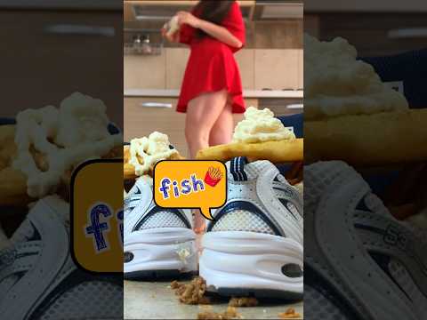 Feet Crushing Food in Sneakers Pea vs. Fish & Fries! Oddly Satisfying ASMR