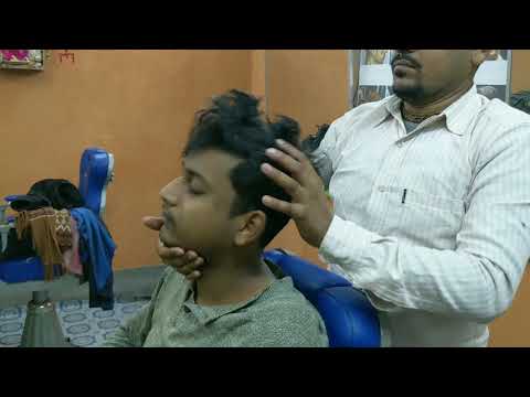 Very relaxing forehead massage | Head & Upper body massage with Neck cracking asmr by probhu