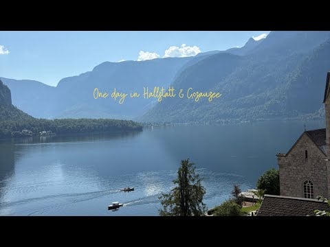 ASMR Hallstatt and Gosau travel vlog