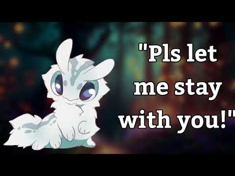 {Asmr} Adorable creature wants to come with you [noises] [cuddling] [scared creature] [adventurer]