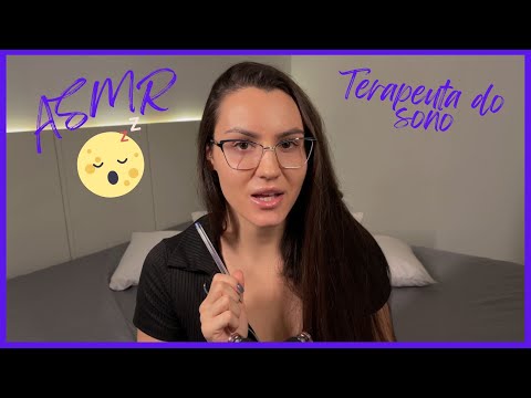 ASMR TERAPEUTA DO SONO 😴💤 Parte 1! Conhecendo você melhor e entendendo sobre seu estresse/ansiedade