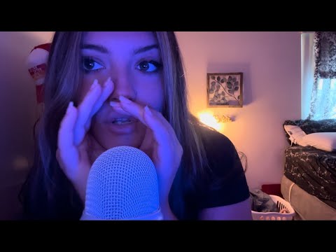 ASMR | stuttering whisper ramble & mouth sounds