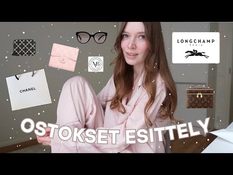 ASMR suomi | ostokset unboxing & esittely | Chanel, Longchamp, Malene Birger