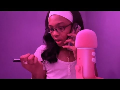 Trying to film an ASMR video but I can’t get off the phone (semi-inaudible whisper)