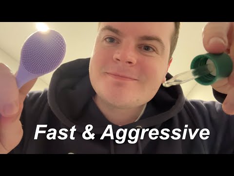 ASMR Fast & Aggressive Spa Treatment *MAJOR LOFI TINGLES*