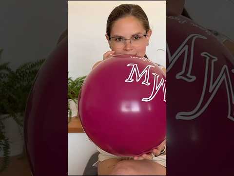 Grape MW Balloons -Blowing #asmr #balloon #ballongame