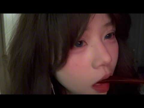 BOBO‘s Eating jam | mouth sounds | licking sounds | wooden spoon.    #asmr #asmrsleep #sleepasmr