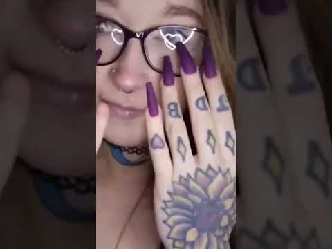 ASMR 💜 eyeglasses tapping