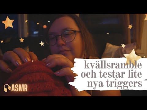 ASMR på svenska: Testar nya triggers