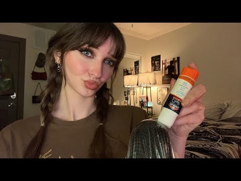ASMR Glue On Microphone Brain Melting