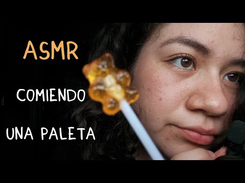 ASMR • Comiendo una paleta - Y momento chistoso 🤡 🍭