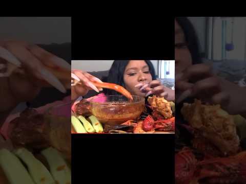 Seafood boil! #asmr #foryou  #youtubeshorts  #fyp