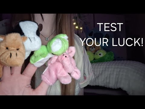 ASMR | TEST YOUR LUCK! | Tapping, whispering
