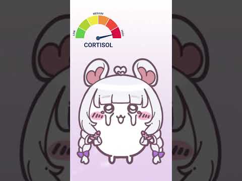 High Cortisol ❌ Low Cortisol ✅ #animation