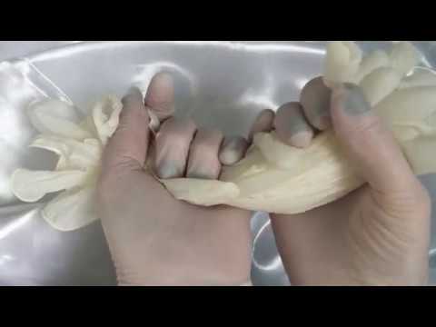 LATEX GLOVES ❤ Sweaty Layering with Tight Gloves [[ASMR]]