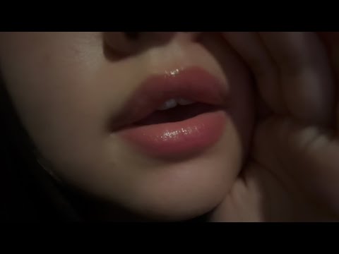 asmr ~ inaudible whisper ramble w/ mouth sounds 