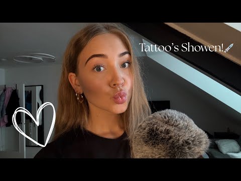 Tatoeage tour🌸| Skin tapping🫶🏼| Nederlandse ASMR🤍
