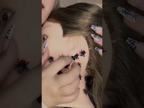 Neck Scratching - tk tk tk #asmr #satisfying #mouthwhisper #relaxing #visualtingle #tingles #relax