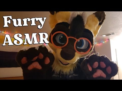 Furry ASMR | Brushies and tappies with paws uwu (no talking)