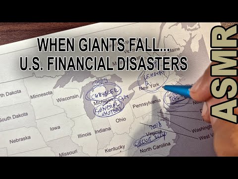 ASMR: Dramatic Bankruptcies in U.S. History | ASMR whispering and writing
